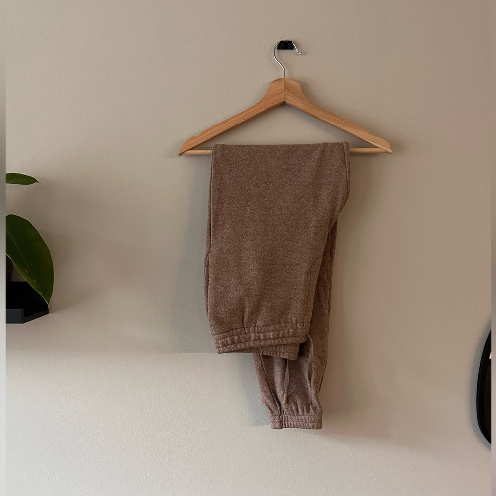 Zara Mauve / Dusty Pink Knit Cuffed Sweatpants / Joggers